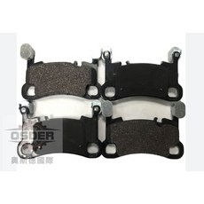 奧斯德 VAG 9Y0698451K 保時捷 CAYENNE 4.0 TURBO 17年後 後 煞車皮 來令片 德國原廠, 1個, 英國RH,本體