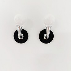 [제이스샷] D43mm 무타공 안전한 고무커버 강력 자석후크, 2개, 화이트