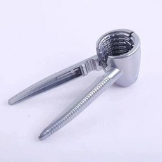 家用核桃夾 子 堅果開殼器 鉗子 剝殼工具, 1個, 銀色- 雙口夾漏斗核桃夾, 銀色, 雙口夾漏斗核桃夾