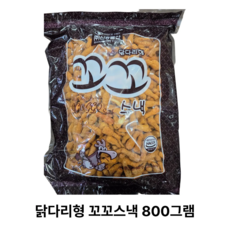 닭다리형 꼬꼬스낵 대용량 과자, 3세트, 800g