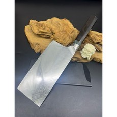 職匠 大馬士革 疊鋼 VG10鋼芯 中式菜刀 含黑內絨布刀夾 料理廚刀, 1個