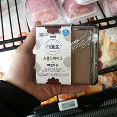 매일 데르뜨 바이오 초콜릿 케이크, 일반포장 동절기만, 100g, 1개