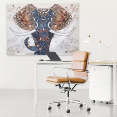 아아방액자 패브릭 포스터 거실 인테리어 천포스터 M, 단일