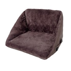 【日本Needs Labo】 USB發熱保暖靠背坐墊 一個, Brown, 長43x寬35x高31cm