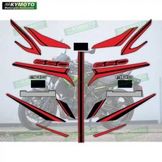 오토바이 스티커 페어링 데칼 자동차 키트 보호 장식 적합, 1. Z650-01, 기본