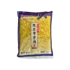 토호식품 백초생강 채, 1.3kg, 6개