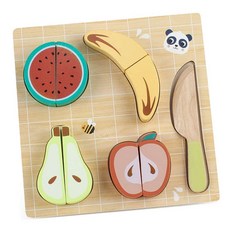 MN 원목 과일썰기퍼즐 아동교육
