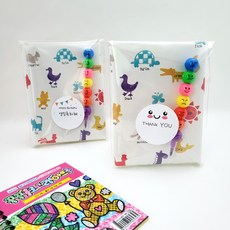 달콤가득 홀로그램, 아트북 블럭색연필 10세트 + 스티커 2종 20개
