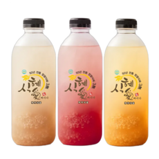 국내산 전통 수제 엿질금 한국전통차 식혜 1L 4개, 단호박식혜4병, 1세트