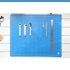 드리오샵 윈스타 A2 컬러컷팅판 스카이블루 책상작업매트