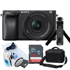 [포토리뷰이벤트] 소니 ILCE-6400 + 16-50mm II 렌즈 KIT 브이로그 패키지 (128GB /OLED 무선 슈팅그립/ MCUV 필터)/ A6400K