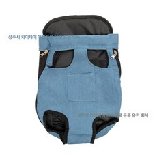 강아지 캐리어 고양이 펫포에버 대형 산책가방 반려견 데려가시개 소형견 숄더백 반려동물 애견 이동장 슬링백, 1개, 라이트블루 데님 포켓