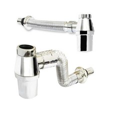 세면대배수관 다용도P트랩 세면대부속 부품 배수구 1(개) 4948 ea