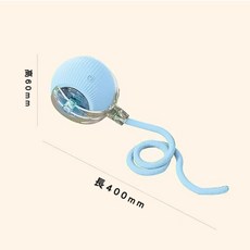 貓咪寵物智能三段式滾動球，自動逗貓玩具，趣味發聲，持久耐玩，自嗨解悶神器, 1個, 藍色發光逗貓球, 藍色發光逗貓球