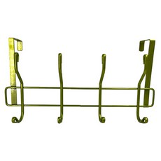 輕鬆購五金百貨 奈米門後四連鉤33cm｜免釘門後掛勾｜無痕收納好幫手, 1個