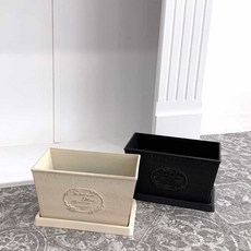 요비월드 화분 사각 22x12x12cm 디자인화분 낮은화분 직사각형화분