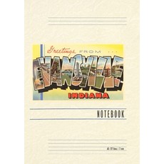 (영문도서) Vintage Lined Notebook Greetings from Evansville Paperback, Found Image Press, English, 9798385416776