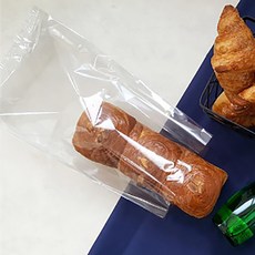 PP 시몬 무지 비닐 (18 x 40 cm) 식빵 봉투 100장, 1개, 1개