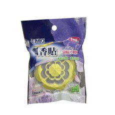 EMO 飄香王固體芳香劑，50g，玫瑰/薰衣草/檸檬，除臭芳香，浴廁適用, 1個, 檸檬