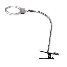 WIDE VIEW長軟管夾式LED放大鏡(MG15120-AZ)，夾式底座穩固，LED燈保護眼睛，長軟管設計可隨意調整角度, 1個