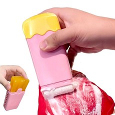 깔끔더하기 빨래비누 거품기 비누곽 거품 롤러케이스, 베이지-라이트, 1개