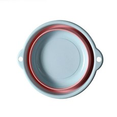 주방 캠핑 청소 도구 세척 그릇 접을 세면대 접이식 휴대용, Color: 8. Blue-L, 1개