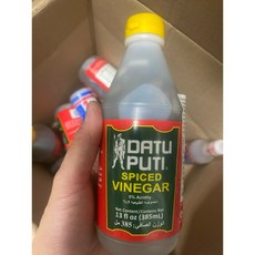 DATU PUTI 香辣醋, 1個, 018 塑膠瓶 385ml, 385ml