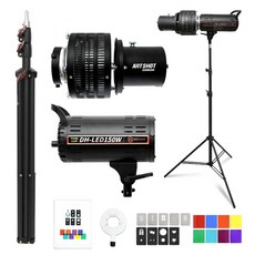 LED 자연광 제품사진 포토 쇼핑몰촬영 의류쇼핑몰 주얼리 유튜브인물 조명 썬빔라이트 슈퍼스탠드 아트샷 세트, 1개, 썬빔 슈퍼 아트샷 세트 KIT-SUNAT01