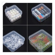 스토리 다용도 사각 투명 케이스 8.5~10.5cm 악세사리통 보관함, 9.5cm