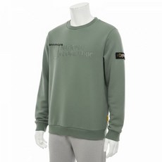 내셔널지오그래픽키즈 맨투맨 K234USW010 톤온톤 빅로고 기모