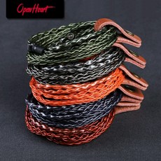 OPENHEART 8 코어 이어폰 케이블 GoDazzle 2.5/3.5/4.4mm MMCX/0.78 2Pin/QDC 실버 도금 구리 업그레이드, 02 Grey 4.4-MMCX