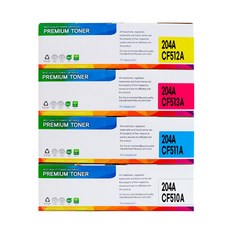 204A CF510A 재생 호환 토너, 4색세트, 1개