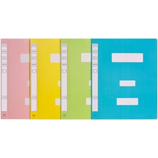 A4 대용량 정보화일 (10입) F4342-6, 연두