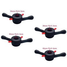 퀵 너트 밸런서 잠금 허브 휠 타이어 밸런스 고정 장치 교체 도구 체크 밸브, 2. 38mm pitch 3mm, 1개