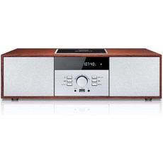블루투스 FM 라디오 MP3 재생용 USB 포트 보조 이어폰 30W 노스탤지어 우드 홈 하이파이 스테레오 시스템이 포함된 빈티지 스타일 CD 플레이어 호환