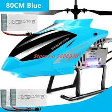 RC헬기 비행기 전투기 드론 무선 조정 카 자동차 오프로드 드리프트 포크레인 업데이트된 합금 RC 헬리콥터, 01 China Mainland, 05 blue 3 battery