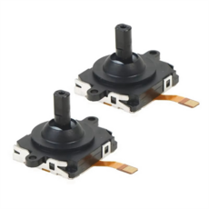 2PCS 교체 3D 아날로그 로커 조정 스무마 스틱 스틱 페이스 북-오큘 러스 퀘스트 2 VR-Controller Repair 부품에 호환됩니다., 01 CHINA, 1개, 검은색