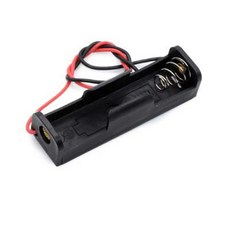 【AI電子】3號電池盒 單節AA電池座 帶引線 1.5V電池槽 DIY電子零件, 1個, 1