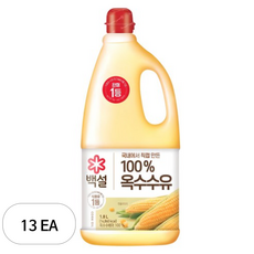와이제이 대용량식자재 옥수수식용유(백설 1.8L), 1.8L, 13개