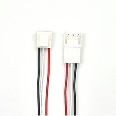 소형 하네스 3P 신형 커넥터 암수세트 각각 18cm 자동차 전선연결잭, 1개