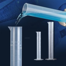 실비아몰 실험용 플라스틱매스실린더 중학생과학실험, 50ml