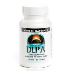 SOURCE NATURALS DLPA腦部保健錠 750mg, 60顆, 1組