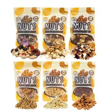 【五桔國際】六大堅果系列-綜合堅果蔓越莓，杏仁核桃腰果混搭，8/12入組，健康零食首選, 1kg, 1套