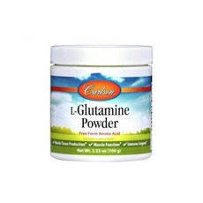 Carlson 칼슨 L-글루타민 3.35 oz 파우더 영양제 건강보조식품, 95, 1개