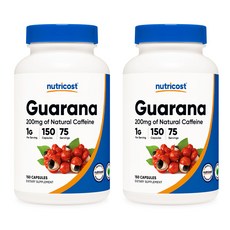 뉴트리코스트 과라나 1000mg 150캡슐, 2개, 단품, 150정
