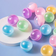 반투명 빈 원형 추첨 볼 뽑기 캡슐 통 45mm DD-11998 cha*220wl, 상세페이지 참조