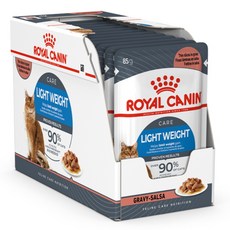 로얄캐닌 울트라 라이트 고양이사료, 85g, 닭, 12개