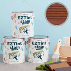 이지틴트 오일스테인 오일스텐 방부목페인트 2리터, 1개, 우디브라운, 2L