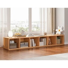 가로 벤치책장 수납장 벤치형책장 거실장 서랍장 선반 30cm 단층 4칸 1.2m, 30cm 단층 5칸 1.8m
