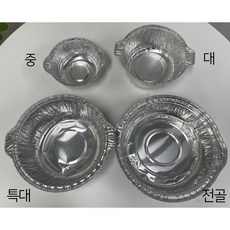 은박라면용기 은박냄비 일회용라면용기 캠핑냄비, 특대100개입, 1개, 1세트